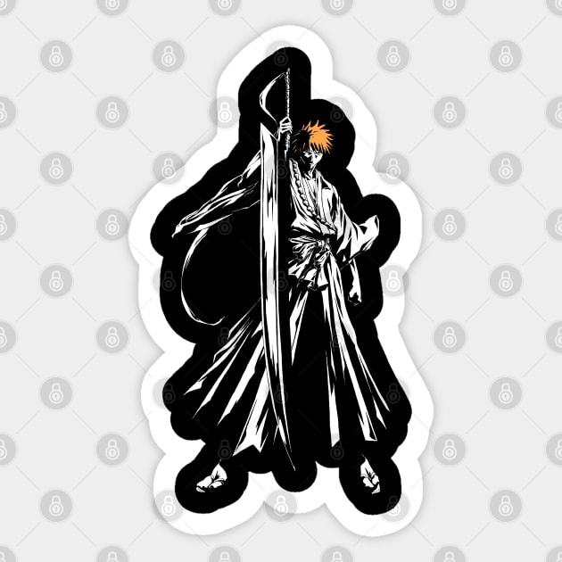 Soul Reaper Ichigo Sticker by damnank